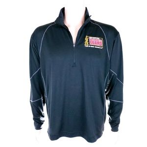 Page & Tuttle Men Shirt SD Army Guard Cool Swing 1/4 Zip Size M - NWT